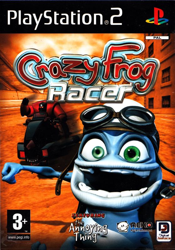 Crazy Frog Racer box art for Playstation 2